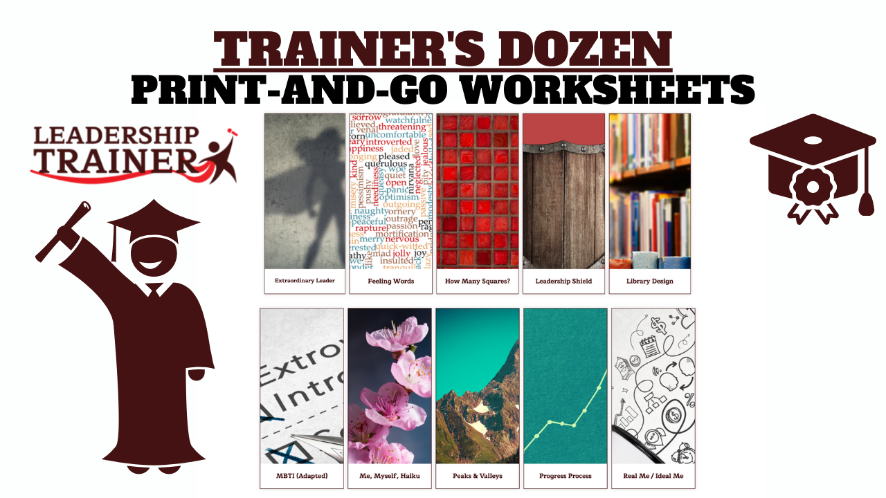 Trainer's Dozen Print and Go Worksheets