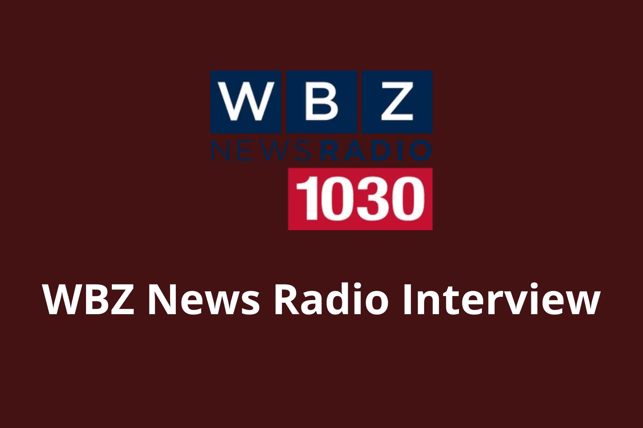 WBZ News Interview